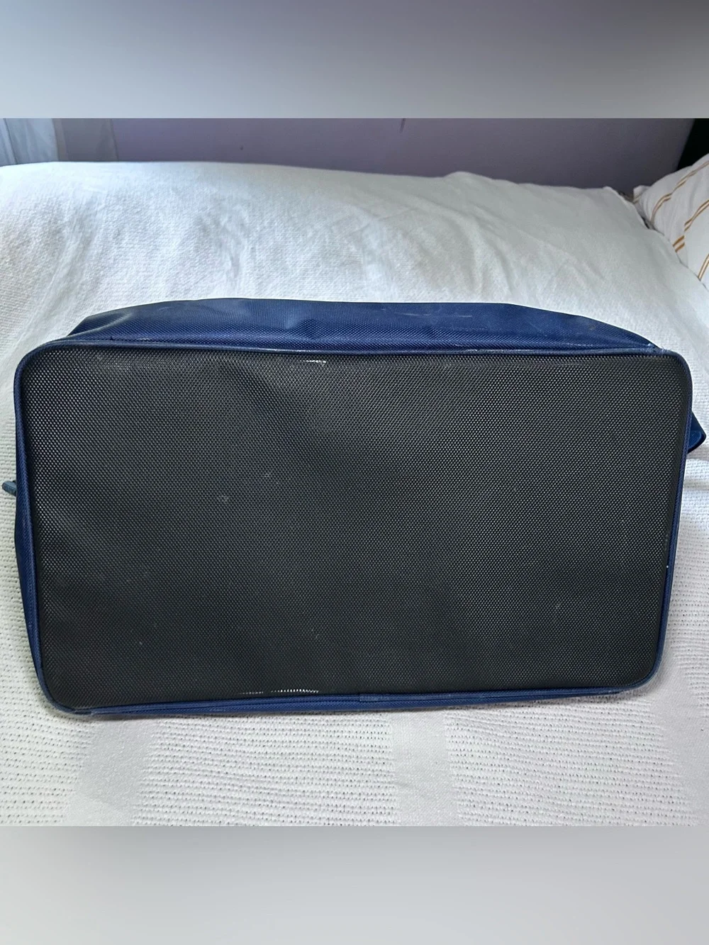 Kappa Sports Blue & White Vintage Duffle Bag